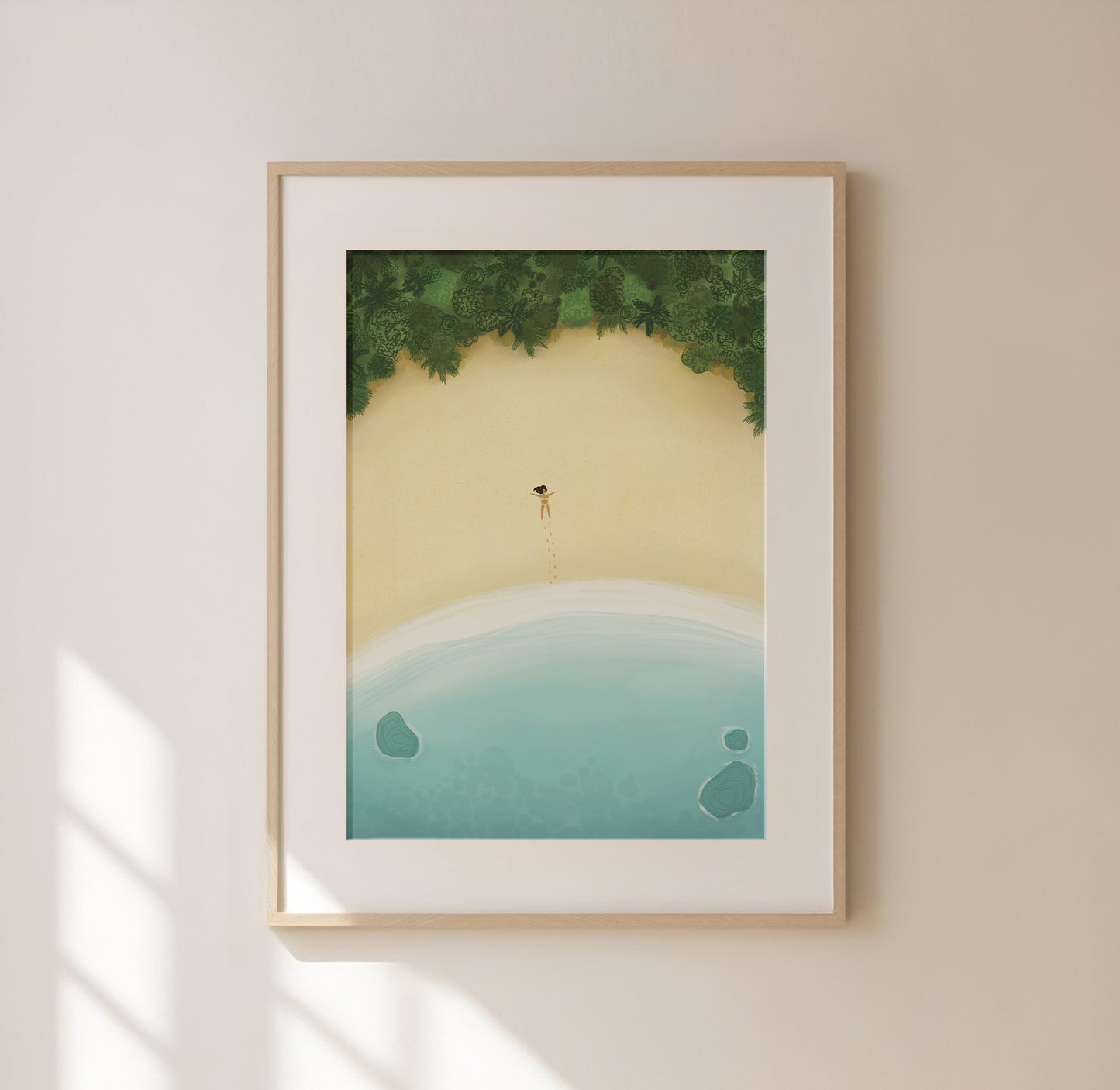 "Blissful Beach Day" Fine Art Print